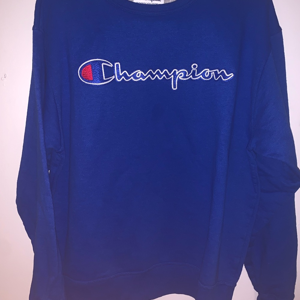 Blue Champion Pullover